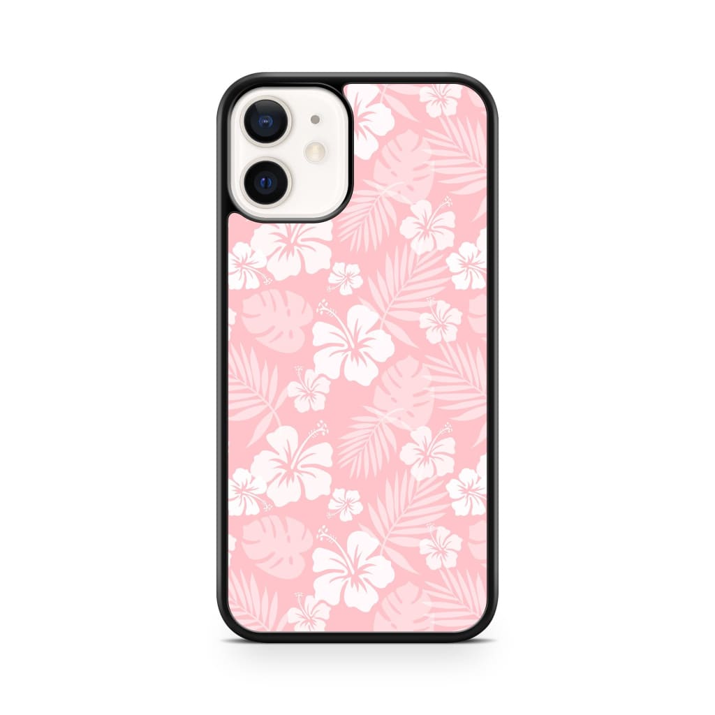 Baby Pink Hibiscus Phone Case - iPhone 12/12 Pro - Phone 