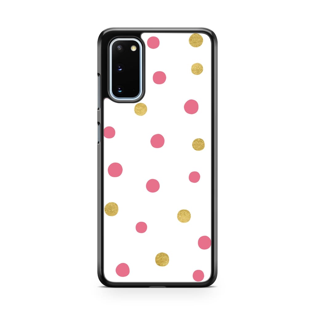 Blond Polka Phone Case - Galaxy S20 - Phone Case