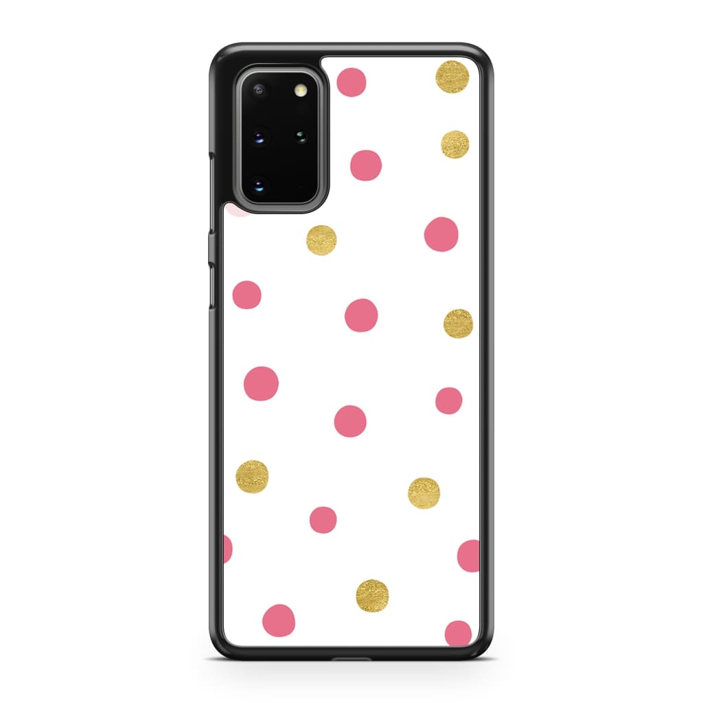 Blond Polka Phone Case - Galaxy S20 Plus - Phone Case