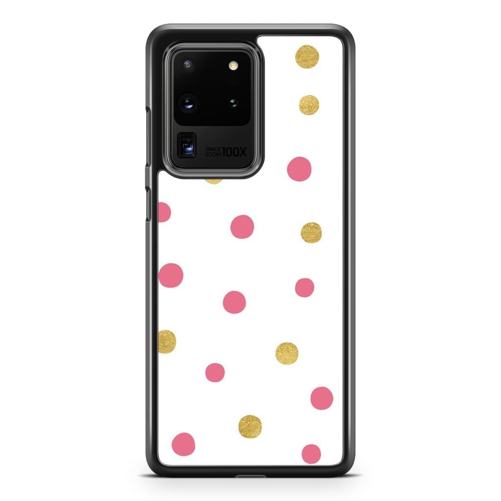 Blond Polka Phone Case - Galaxy S20 Ultra - Phone Case