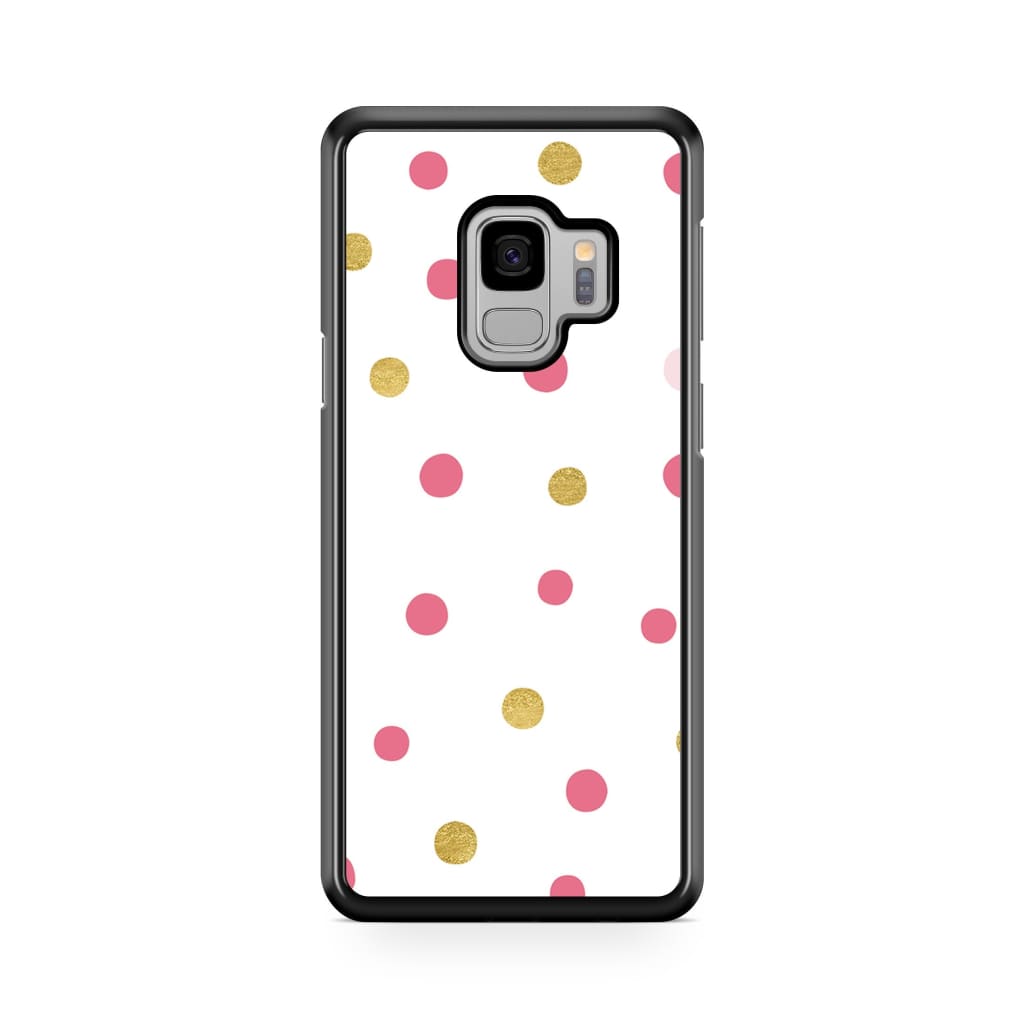 Blond Polka Phone Case - Galaxy S9 - Phone Case