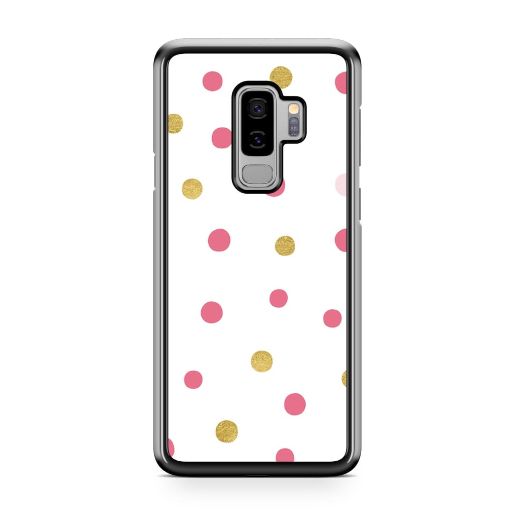 Blond Polka Phone Case - Galaxy S9 Plus - Phone Case