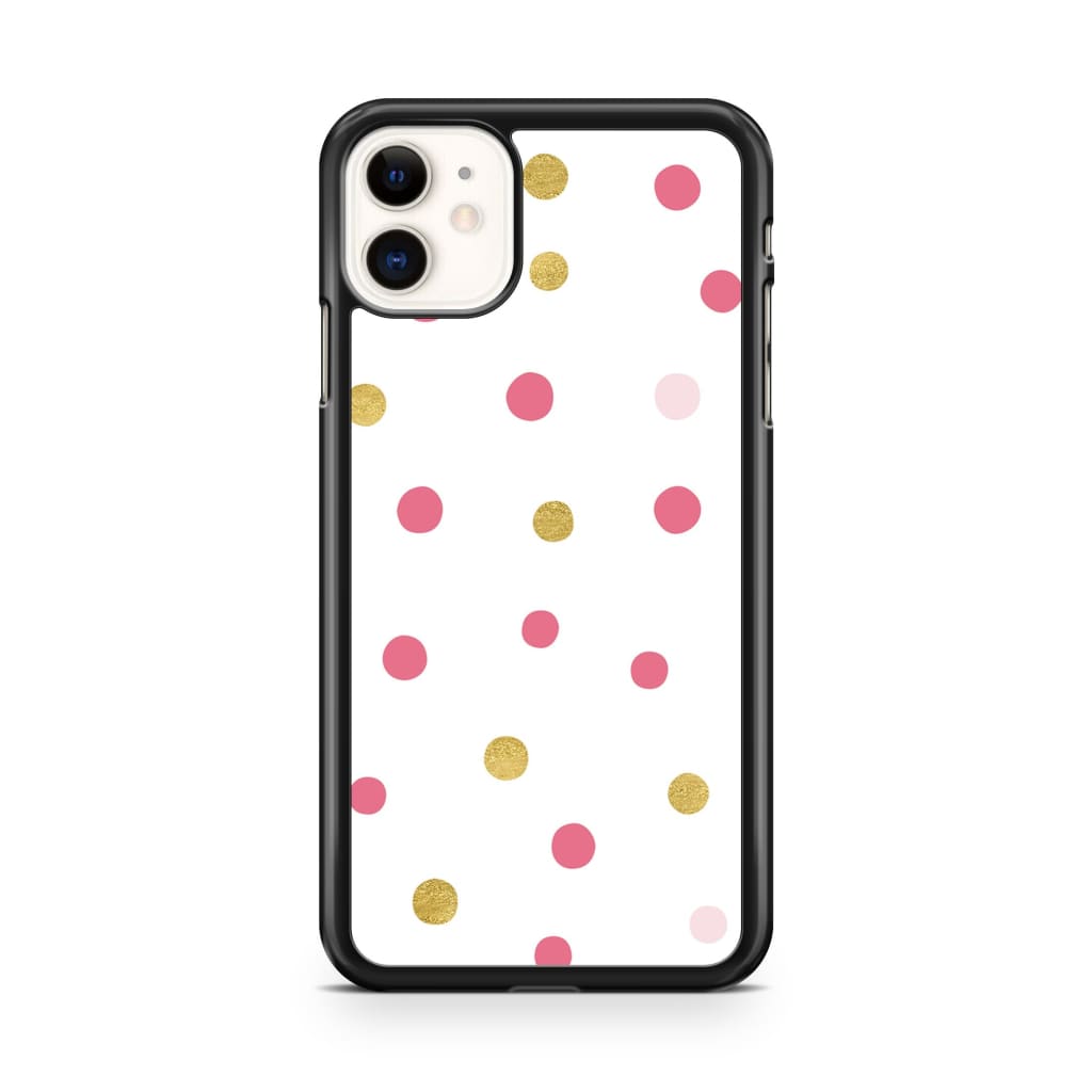 Blond Polka Phone Case - iPhone 11 - Phone Case