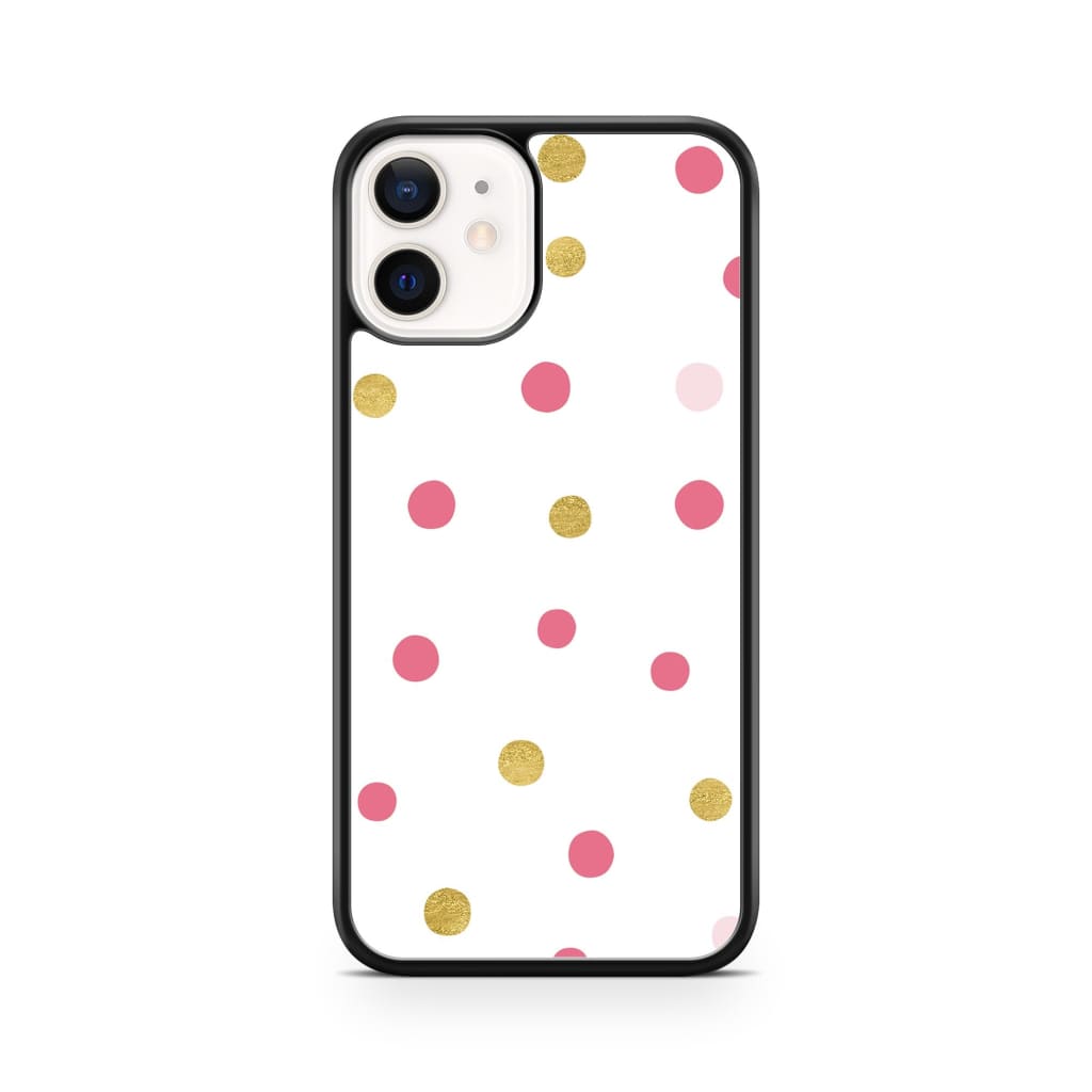 Blond Polka Phone Case - iPhone 12 Mini - Phone Case