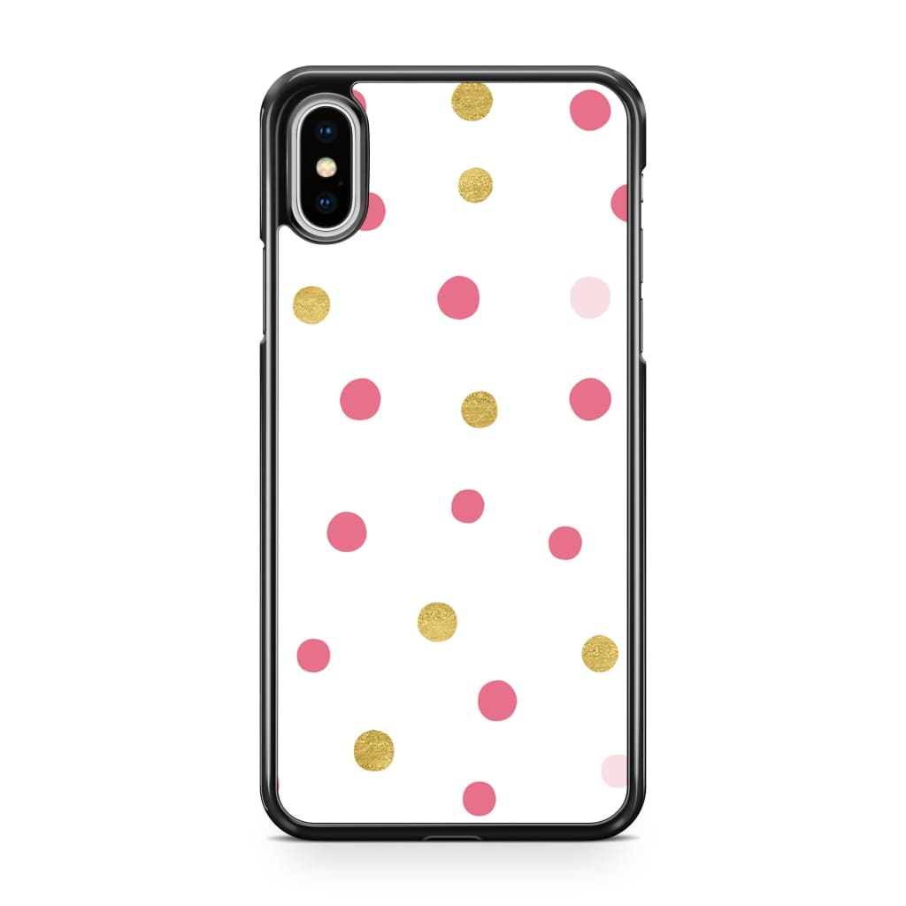 Blond Polka Phone Case - iPhone XS Max - Phone Case