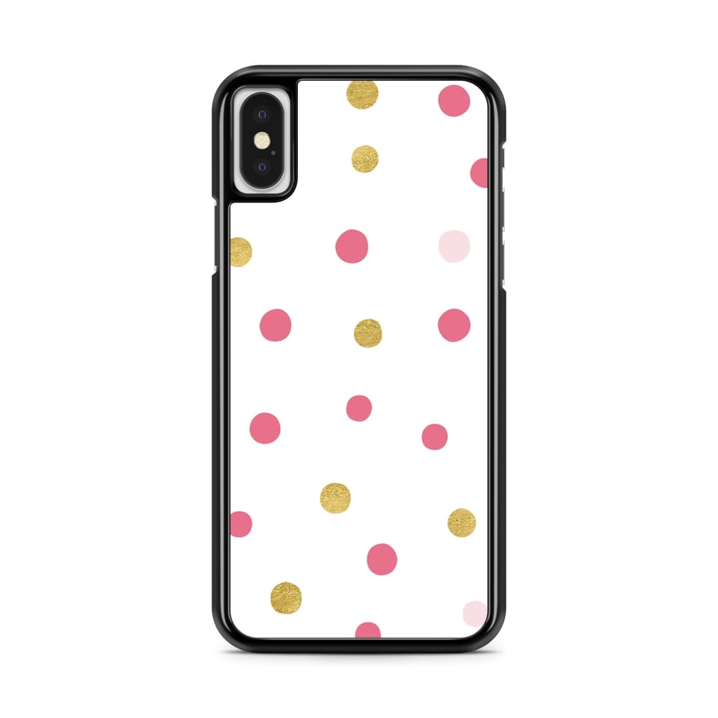 Blond Polka Phone Case - iPhone X/XS - Phone Case