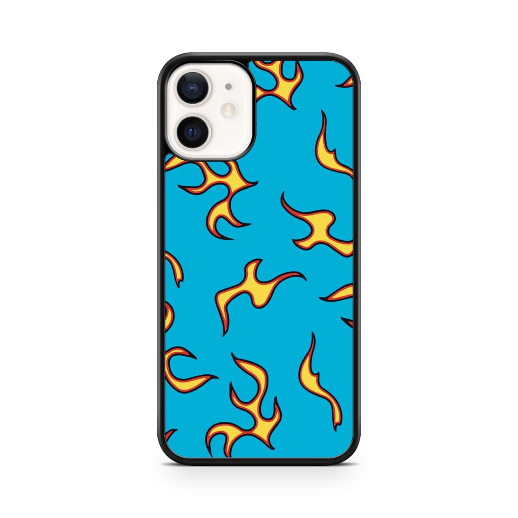 Blue Flames Phone Case - iPhone 12/12 Pro - Phone Case