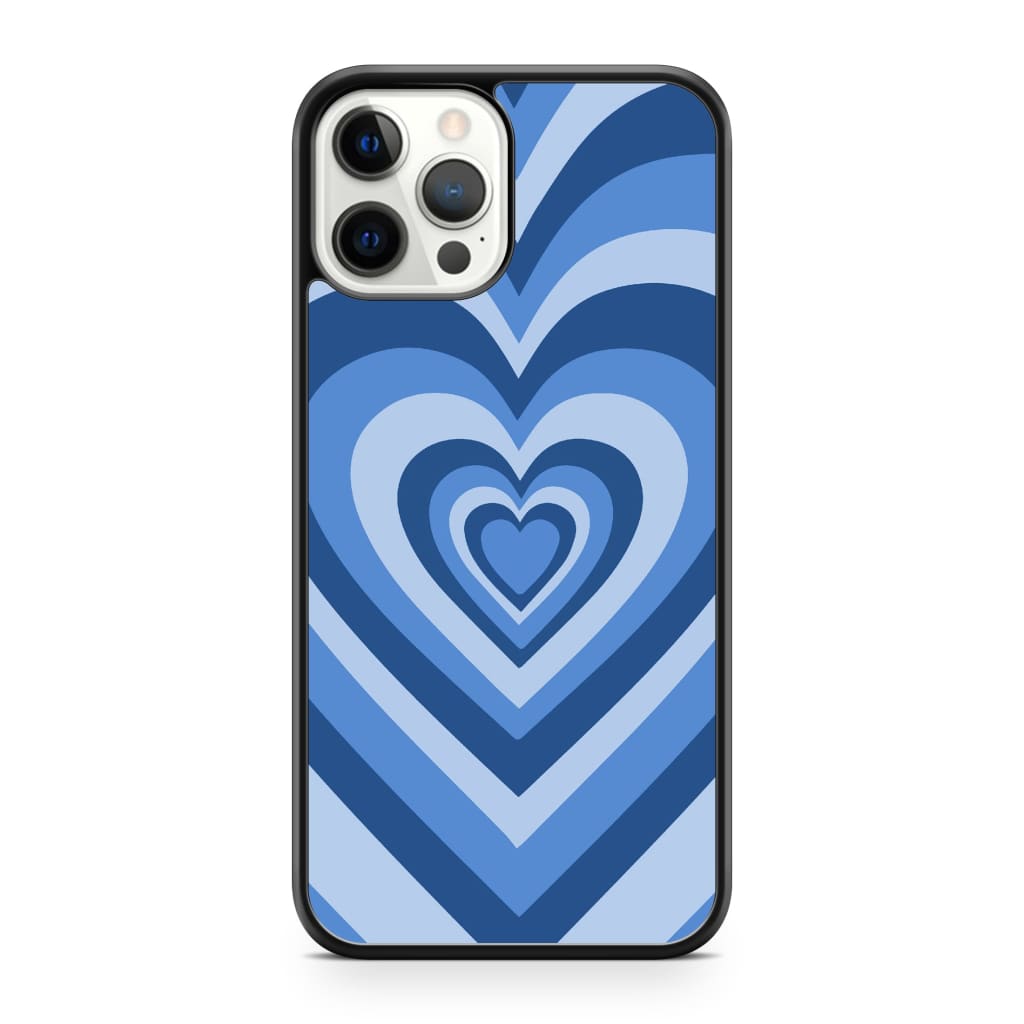Blue Latte Heart Phone Case - iPhone 12 Pro Max - Phone Case