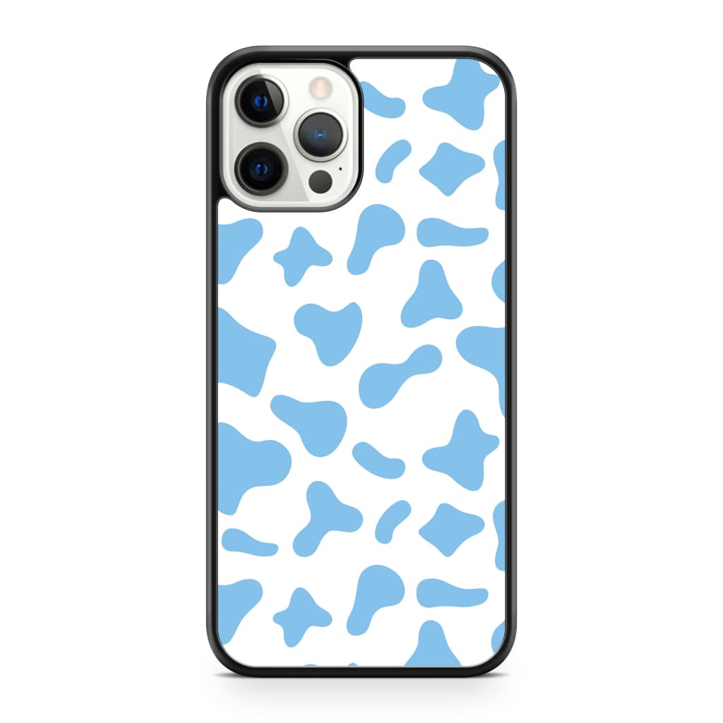 Blue Moo Cow Phone Case - iPhone 12 Pro Max - Phone Case