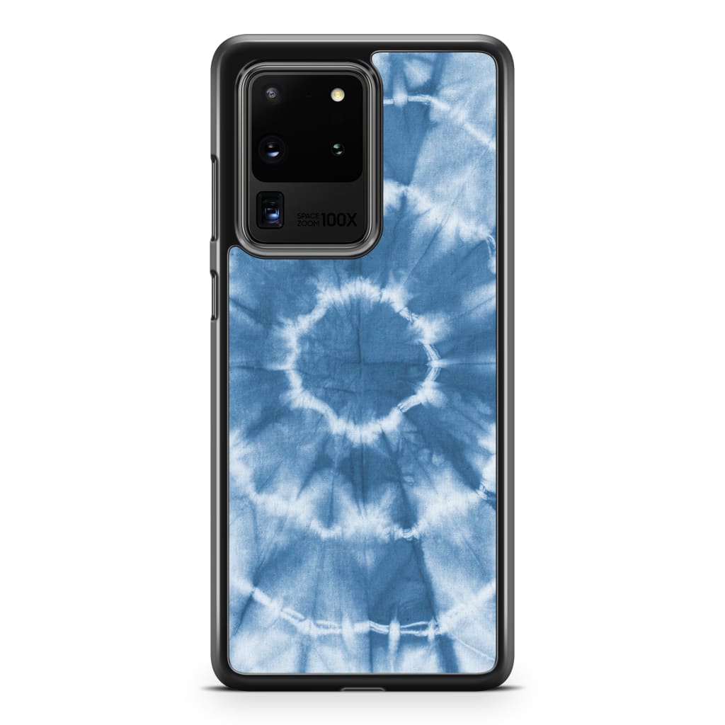 Blue Tie Dye Phone Case - Galaxy S20 Ultra - Phone Case