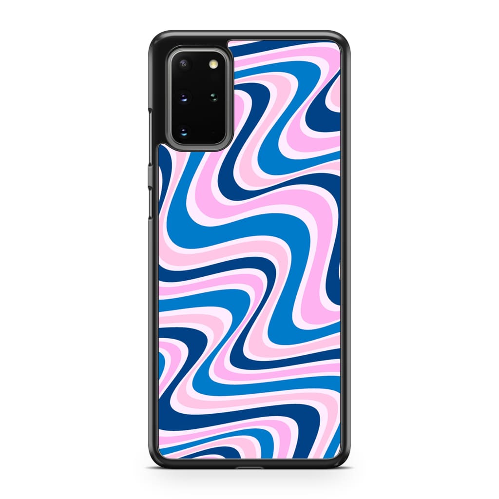 Candycane Retro Waves Phone Case - Galaxy S20 Plus - Phone