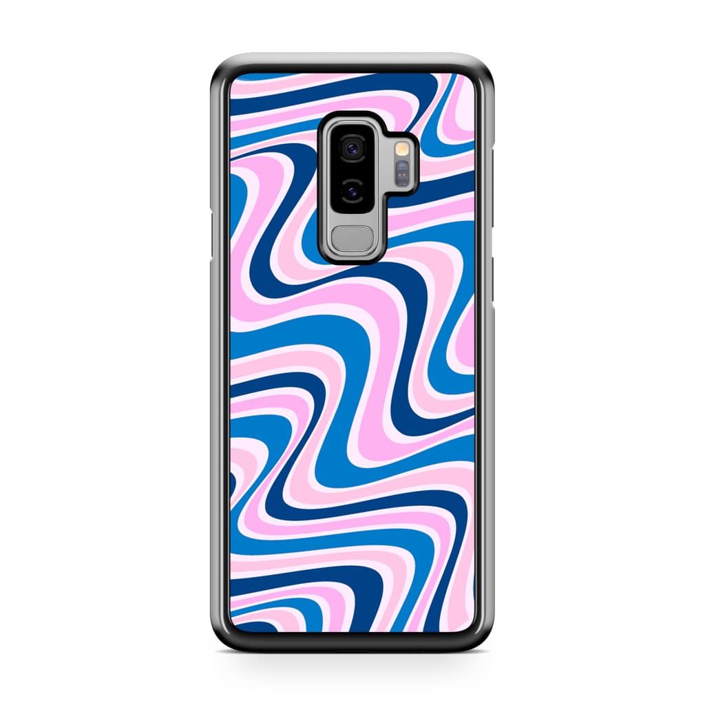 Candycane Retro Waves Phone Case - Galaxy S9 Plus - Phone