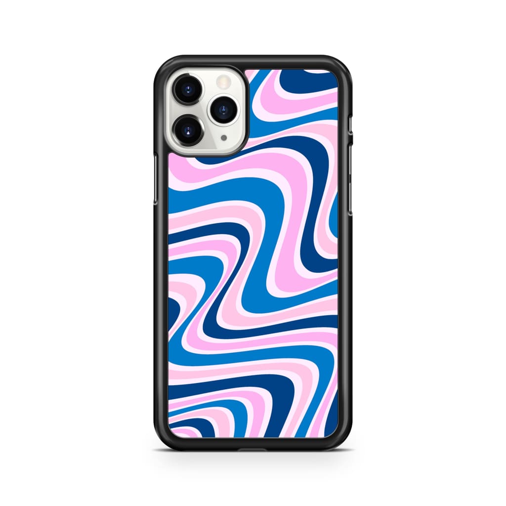 Candycane Retro Waves Phone Case - iPhone 11 Pro - Phone