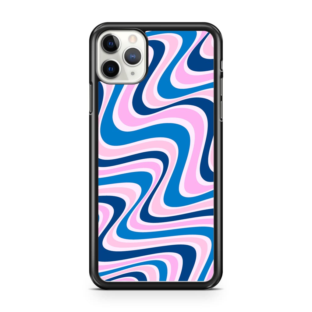 Candycane Retro Waves Phone Case - iPhone 11 Pro Max - Phone