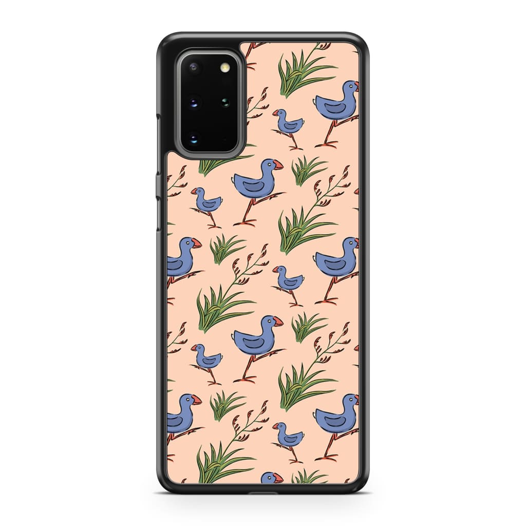 Crazy Pukeko Phone Case - Galaxy S20 Plus - Phone Case