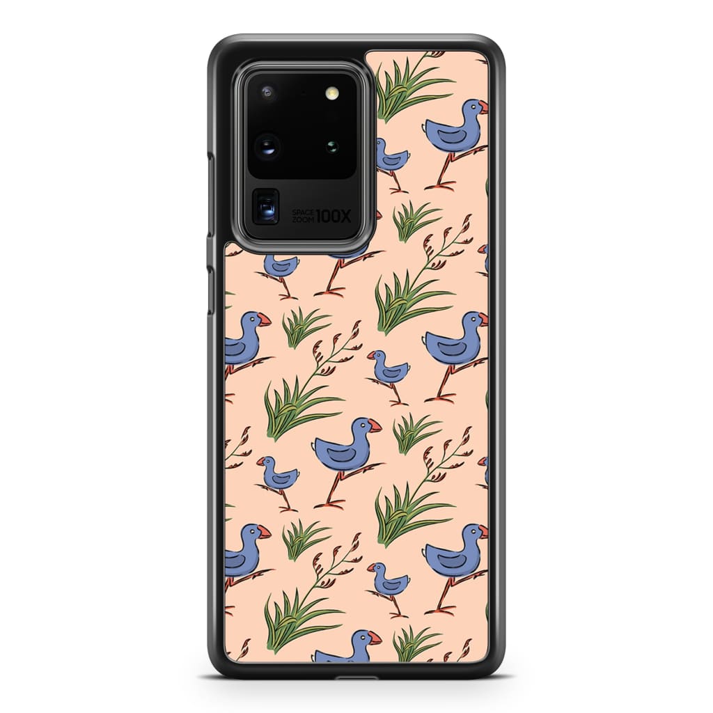 Crazy Pukeko Phone Case - Galaxy S20 Ultra - Phone Case