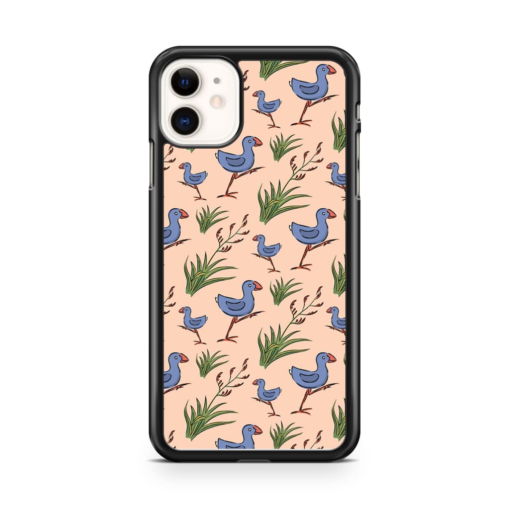 Crazy Pukeko Phone Case - iPhone 11 - Phone Case