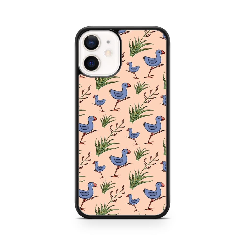 Crazy Pukeko Phone Case - iPhone 12 Mini - Phone Case
