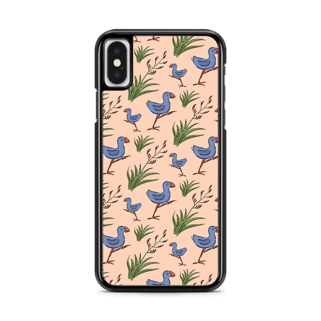 Crazy Pukeko Phone Case - iPhone X/XS - Phone Case