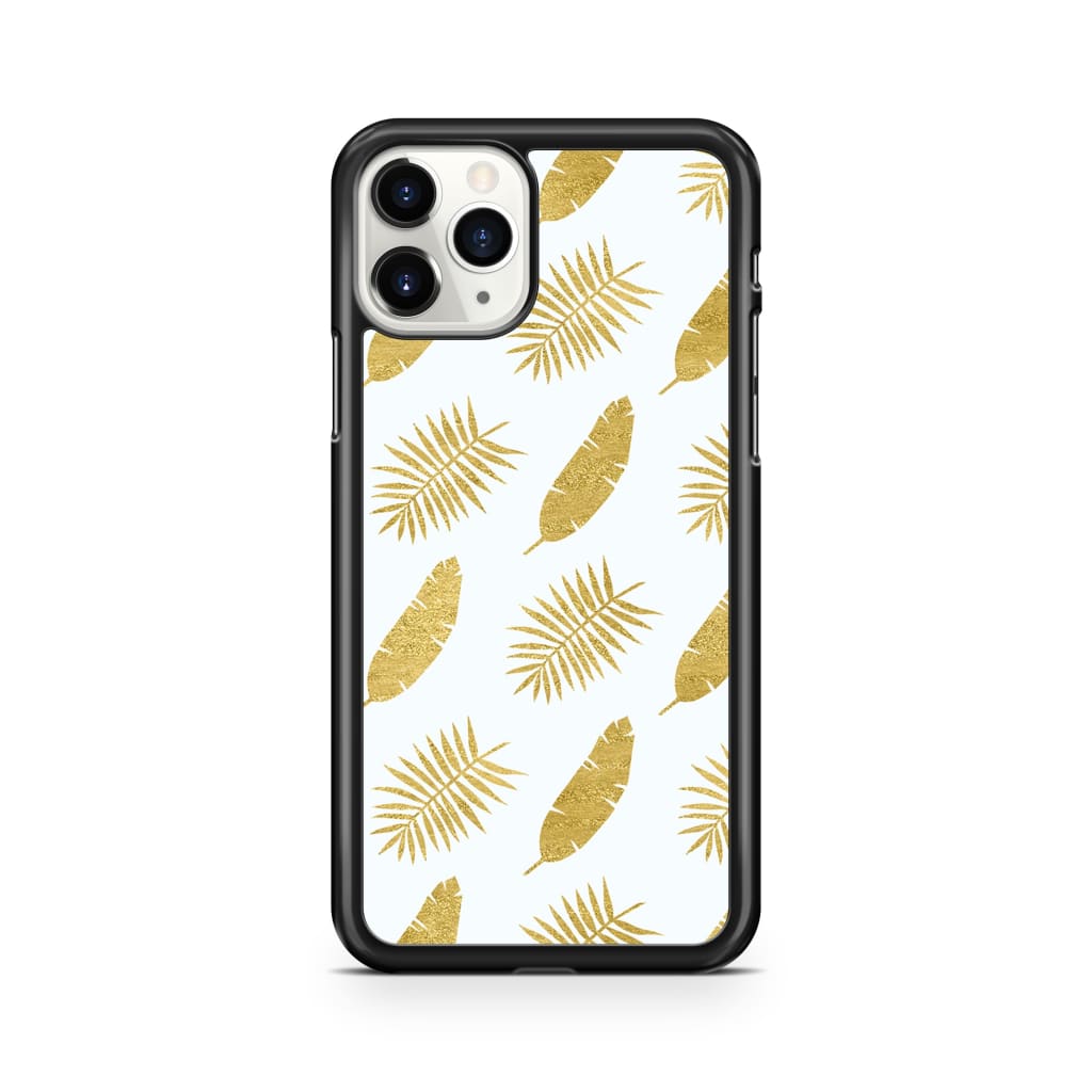 Gold Leaves Phone Case - iPhone 11 Pro - Phone Case