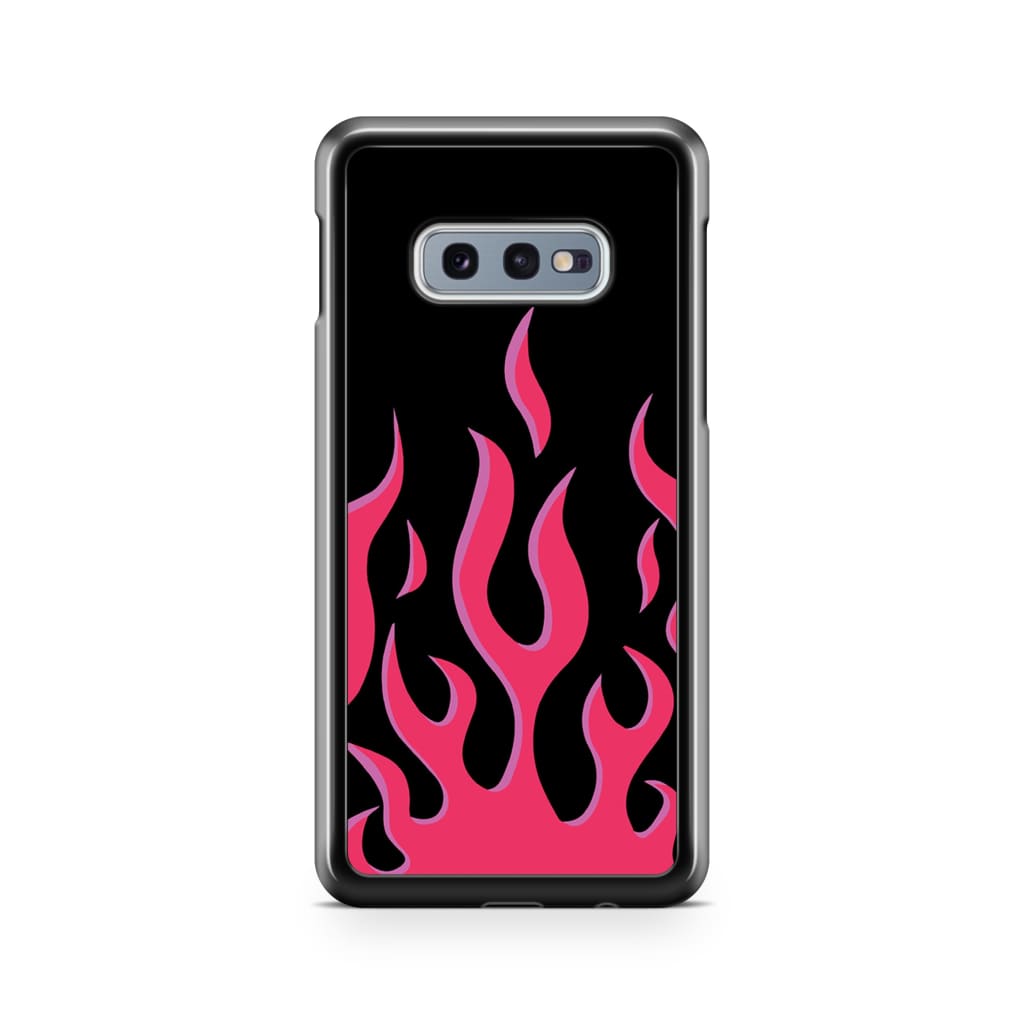 Hot Pink Flames Phone Case - Galaxy S10e - Phone Case