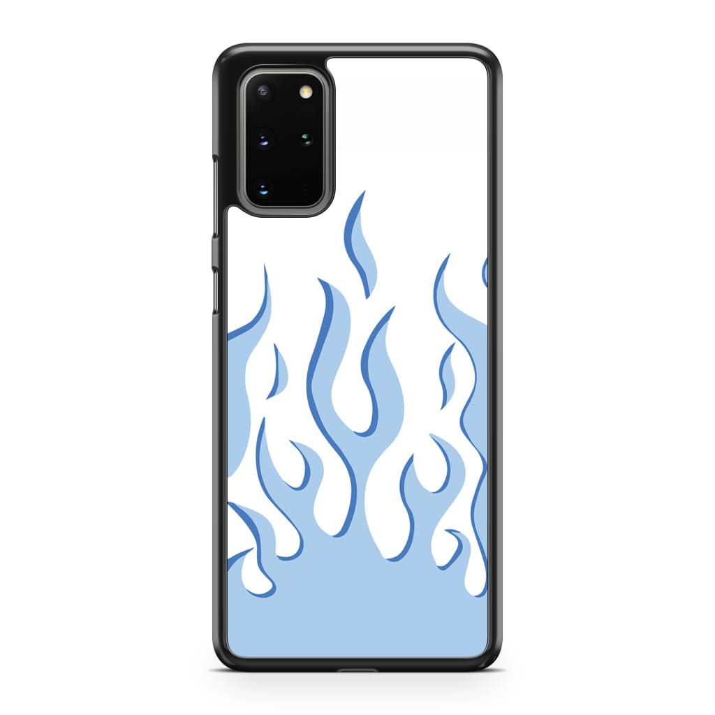 Iris Blue Flame Phone Case - Galaxy S20 Plus - Phone Case