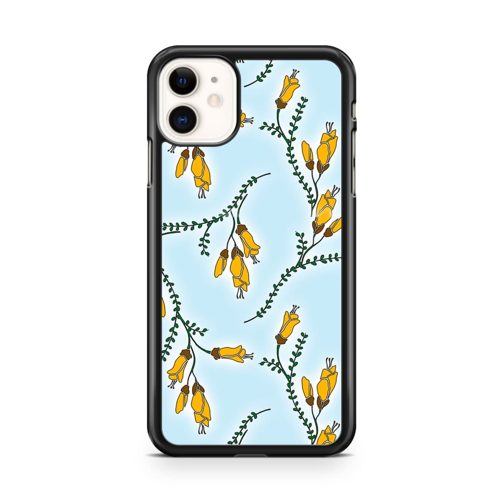 Kowhai Tree Phone Case - iPhone 11 - Phone Case