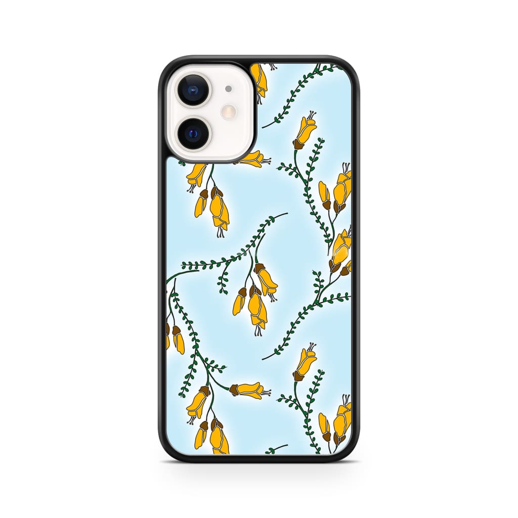 Kowhai Tree Phone Case - iPhone 12 Mini - Phone Case