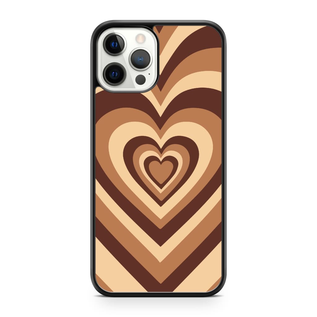 Latte Heart Phone Case - iPhone 12 Pro Max - Phone Case
