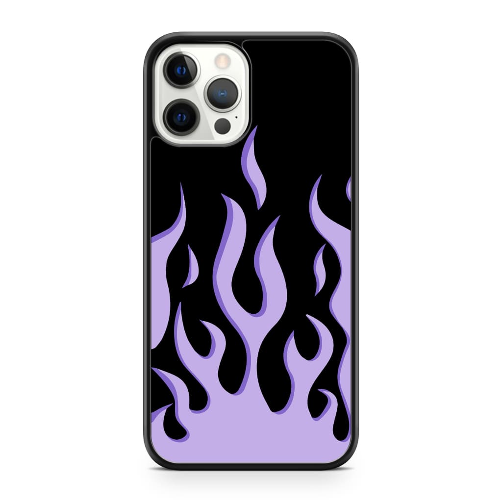 Lavender Flames Phone Case - iPhone 12 Pro Max - Phone Case