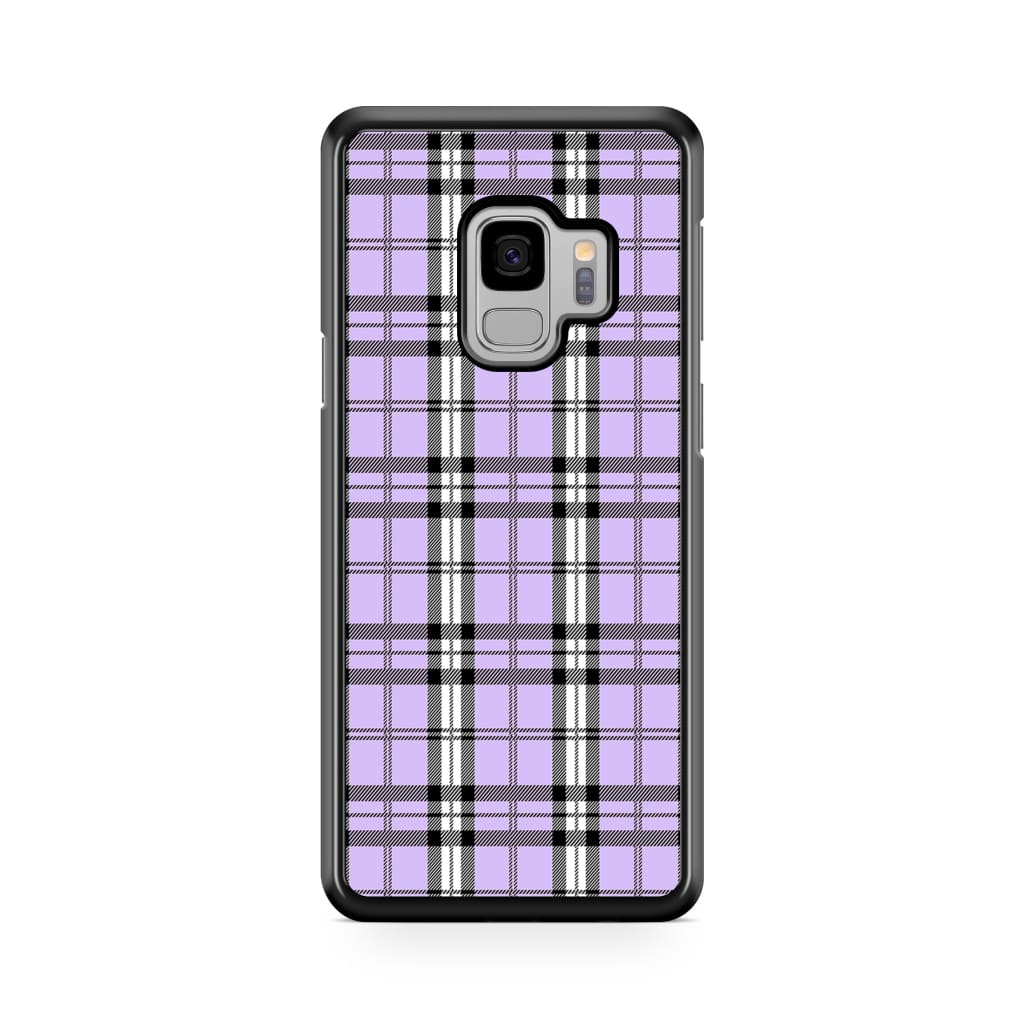 Lavender Plaid Phone Case - Galaxy S9 - Phone Case