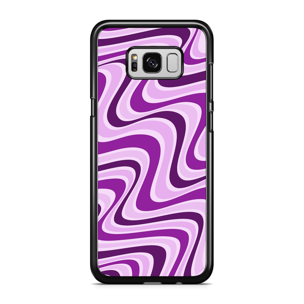 Lavender Retro Waves Phone Case - Galaxy S8 Plus - Phone