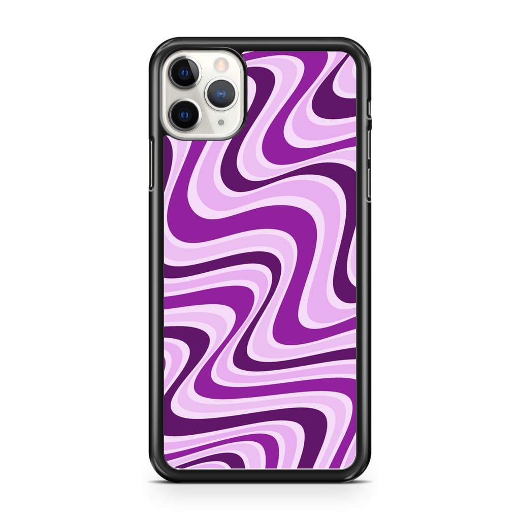 Lavender Retro Waves Phone Case - iPhone 11 Pro Max - Phone