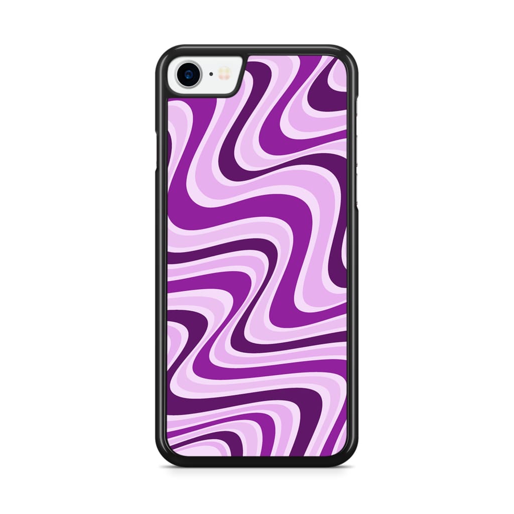 Lavender Retro Waves Phone Case - iPhone SE/6/7/8 - Phone