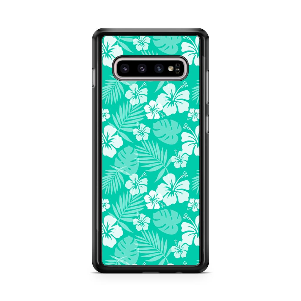 Matcha Hibiscus Phone Case - Galaxy S10 - Phone Case