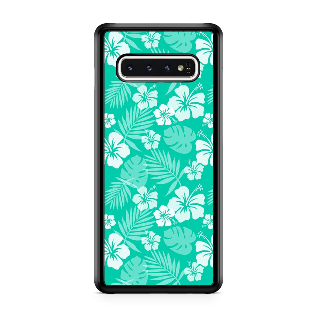 Matcha Hibiscus Phone Case - Galaxy S10 Plus - Phone Case