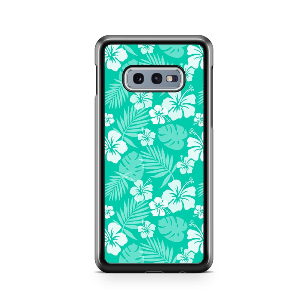 Matcha Hibiscus Phone Case - Galaxy S10e - Phone Case