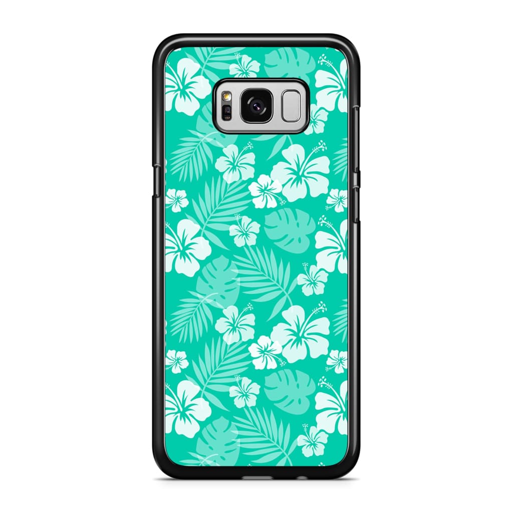 Matcha Hibiscus Phone Case - Galaxy S8 - Phone Case