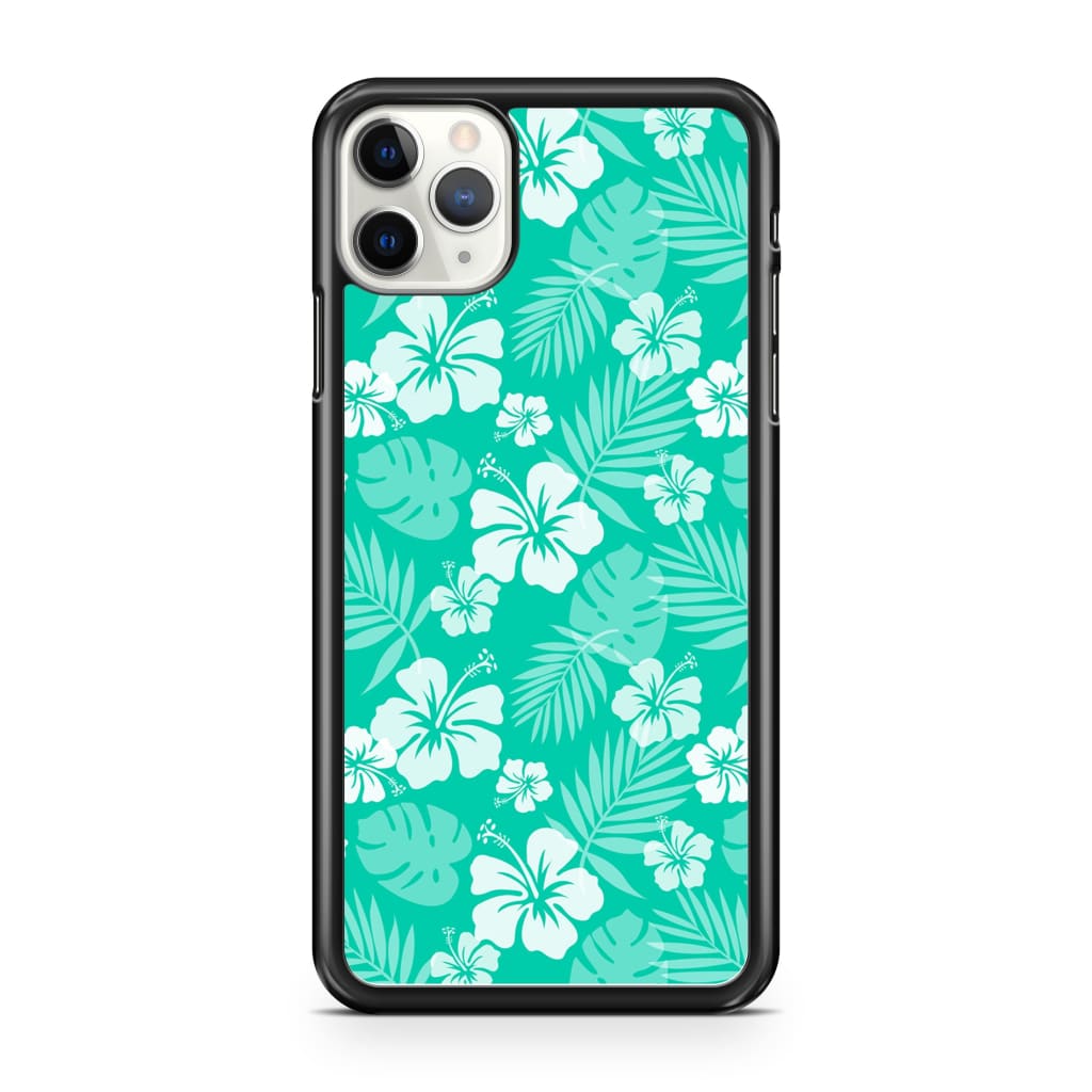 Matcha Hibiscus Phone Case - iPhone 11 Pro Max - Phone Case