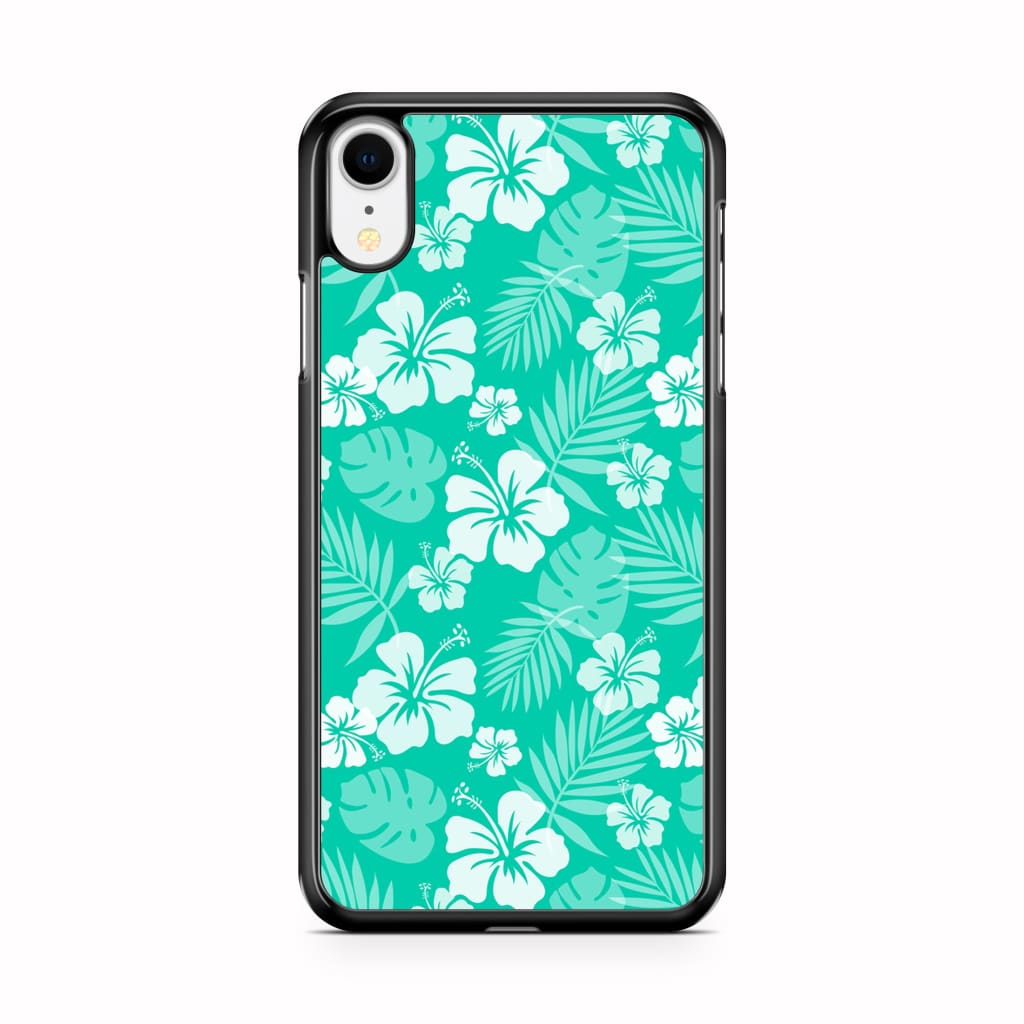 Matcha Hibiscus Phone Case - iPhone XR - Phone Case