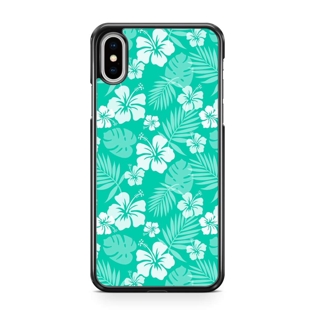 Matcha Hibiscus Phone Case - iPhone XS Max - Phone Case