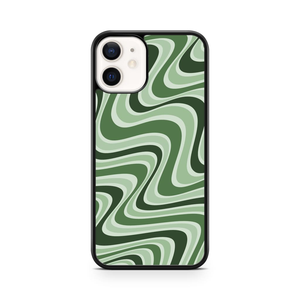 Matcha Retro Waves Phone Case - iPhone 12/12 Pro - Phone