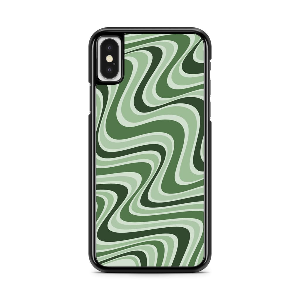 Matcha Retro Waves Phone Case - iPhone X/XS - Phone Case