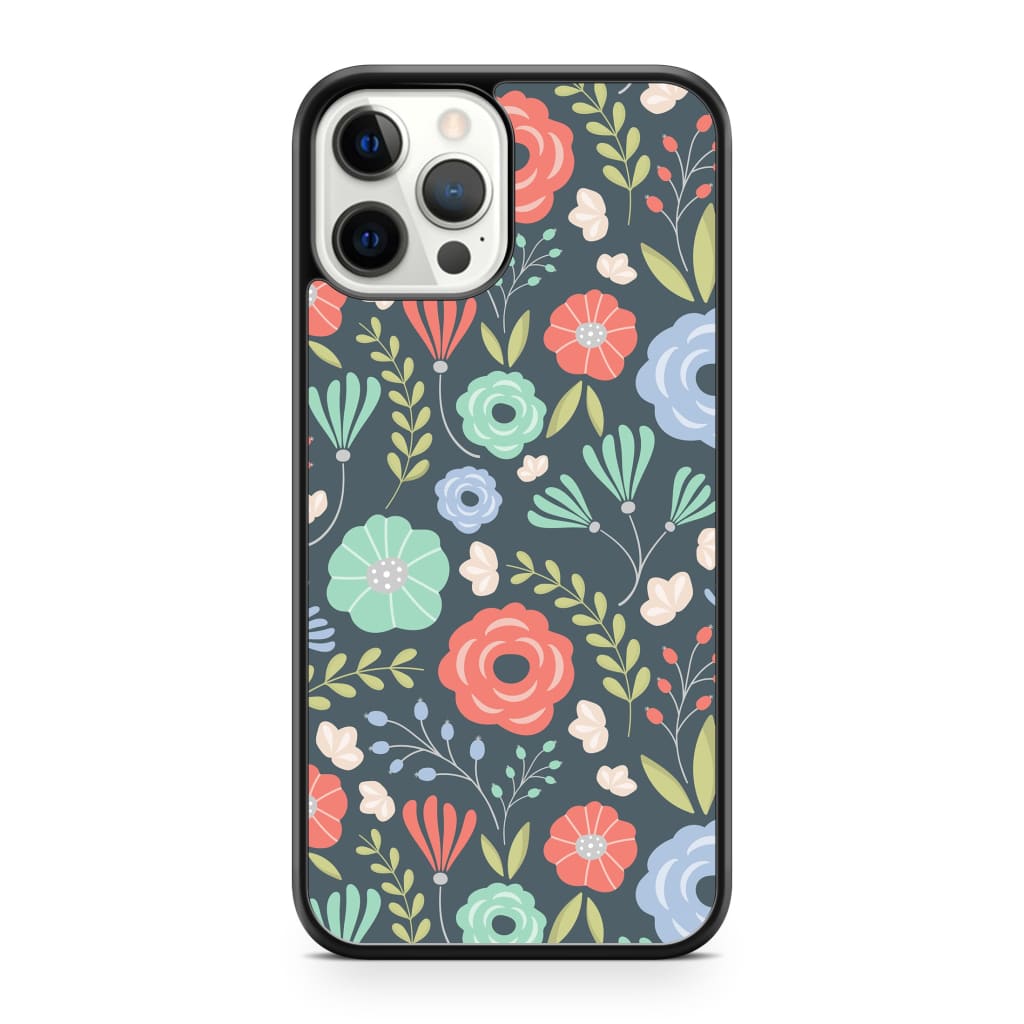 Midnight Floral Phone Case - iPhone 12 Pro Max - Phone Case