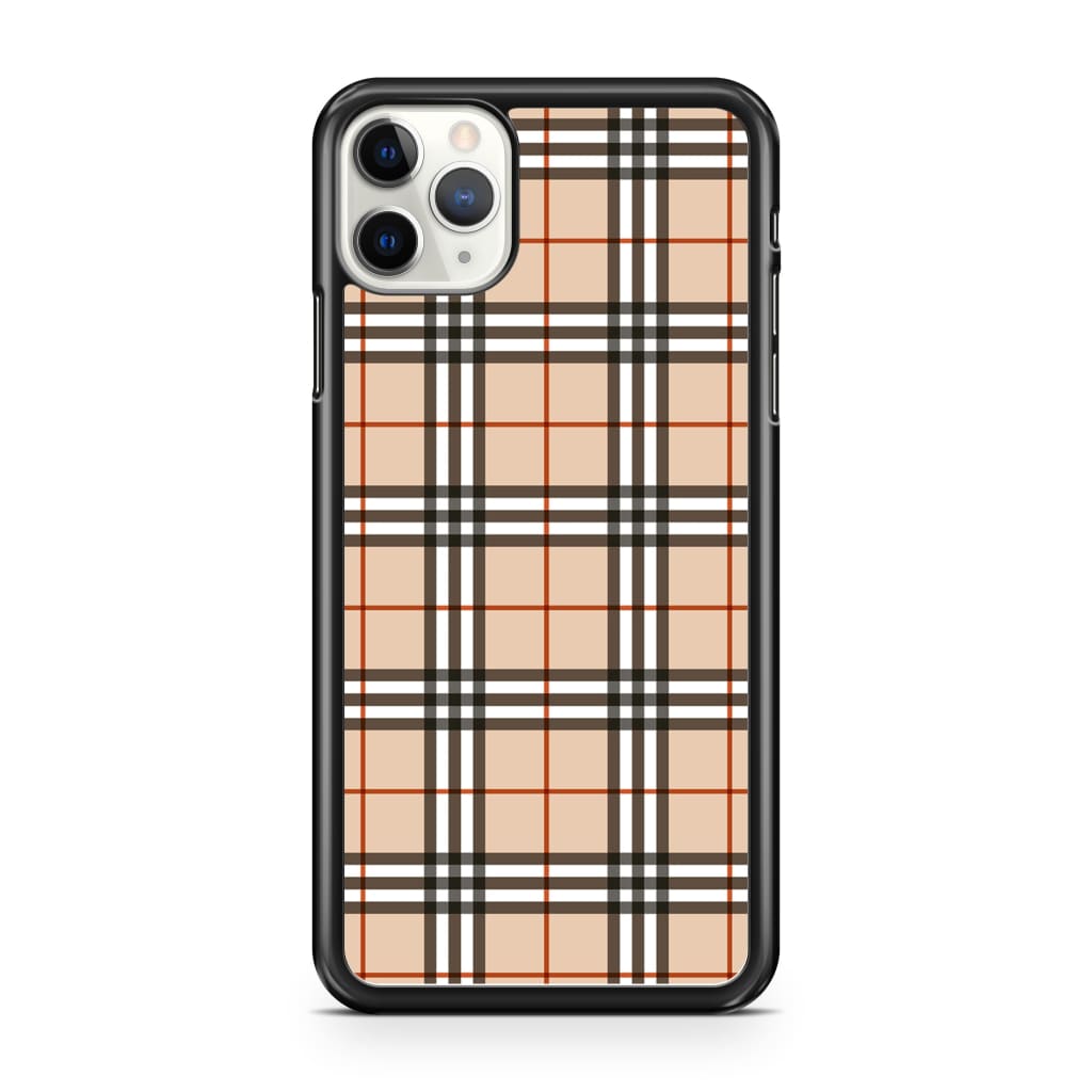 Mocha Plaid Phone Case - iPhone 11 Pro Max - Phone Case