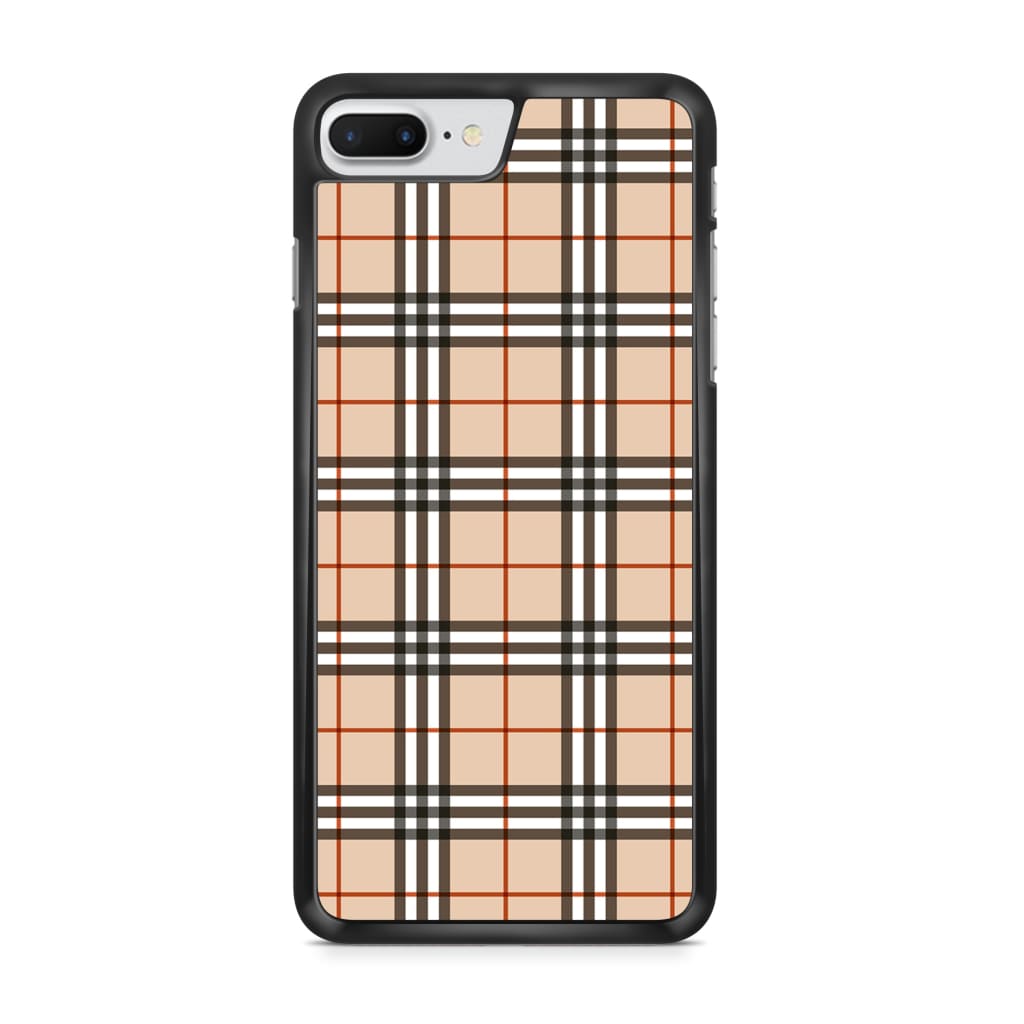 Mocha Plaid Phone Case - iPhone 6/7/8 Plus - Phone Case