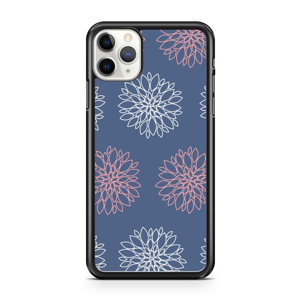 Navy Dahlia Phone Case - iPhone 11 Pro Max - Phone Case