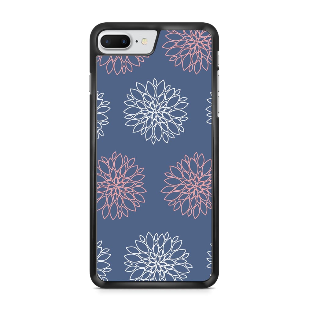 Navy Dahlia Phone Case - iPhone 6/7/8 Plus - Phone Case