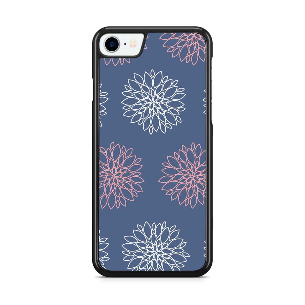 Navy Dahlia Phone Case - iPhone SE/6/7/8 - Phone Case