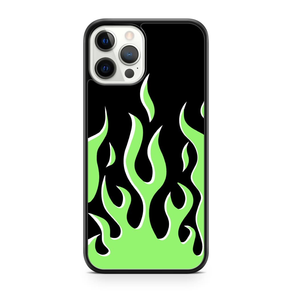 Neon Flames Phone Case - iPhone 12 Pro Max - Phone Case